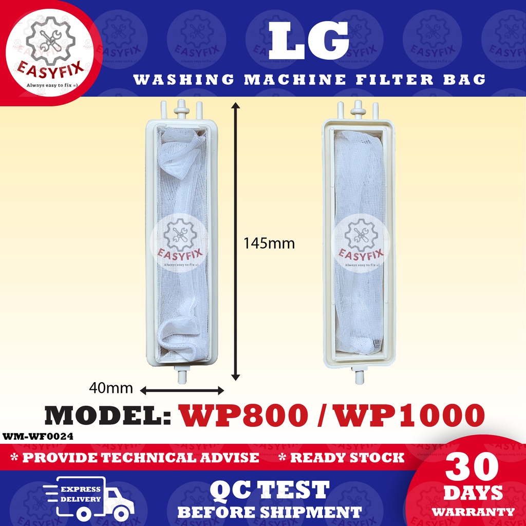 WP800 / WP1000 LG WASHING MACHINE DUST FILTER PENAPIS MESIN BASUH ...