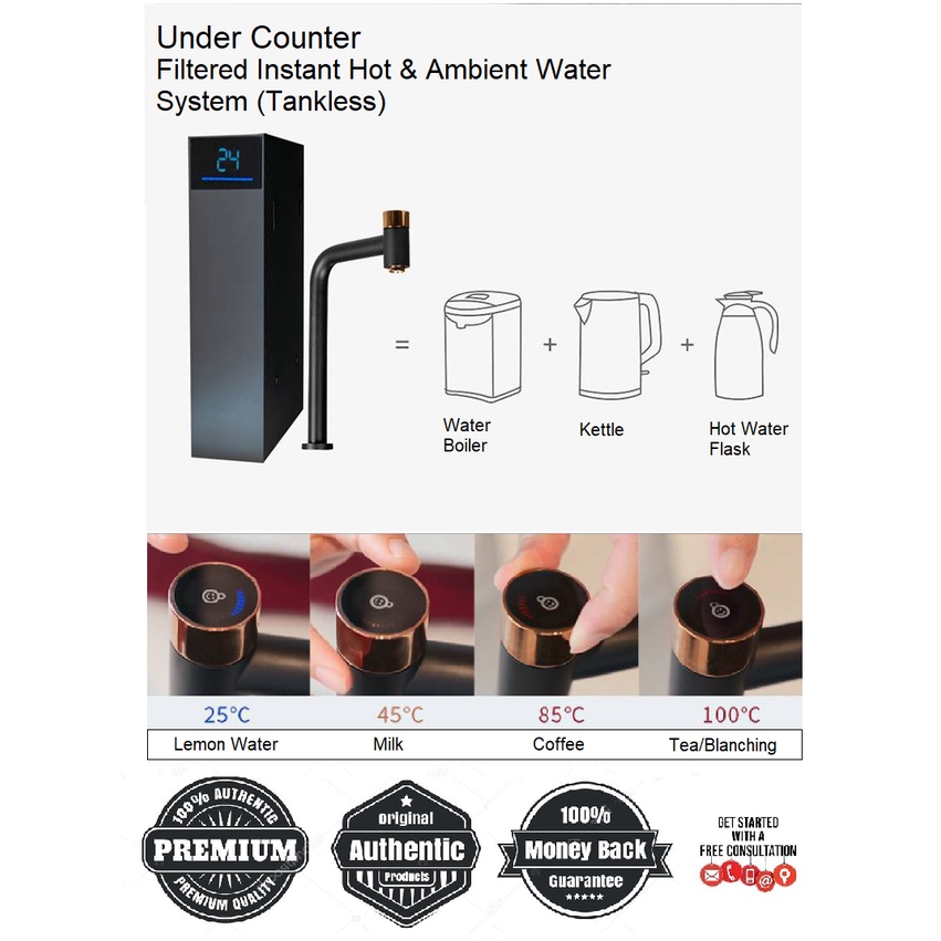 Direct Instant Hot & Cold Filtered Drinking Water (Tankless) | Shopee ...