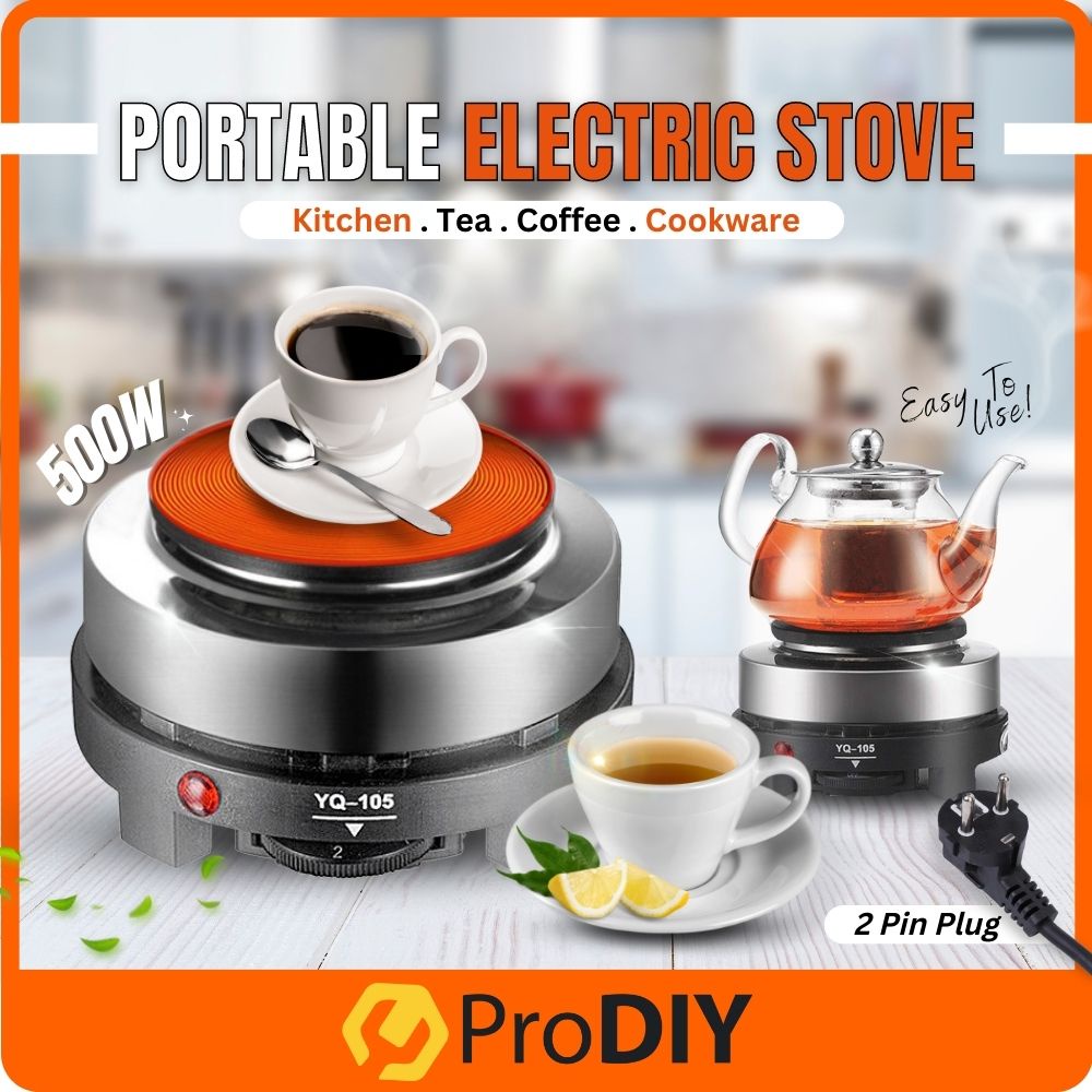 500W 220V Mini Electric Stove Burner Hot Plate Kitchen Cooker Coffee Tea  Heater