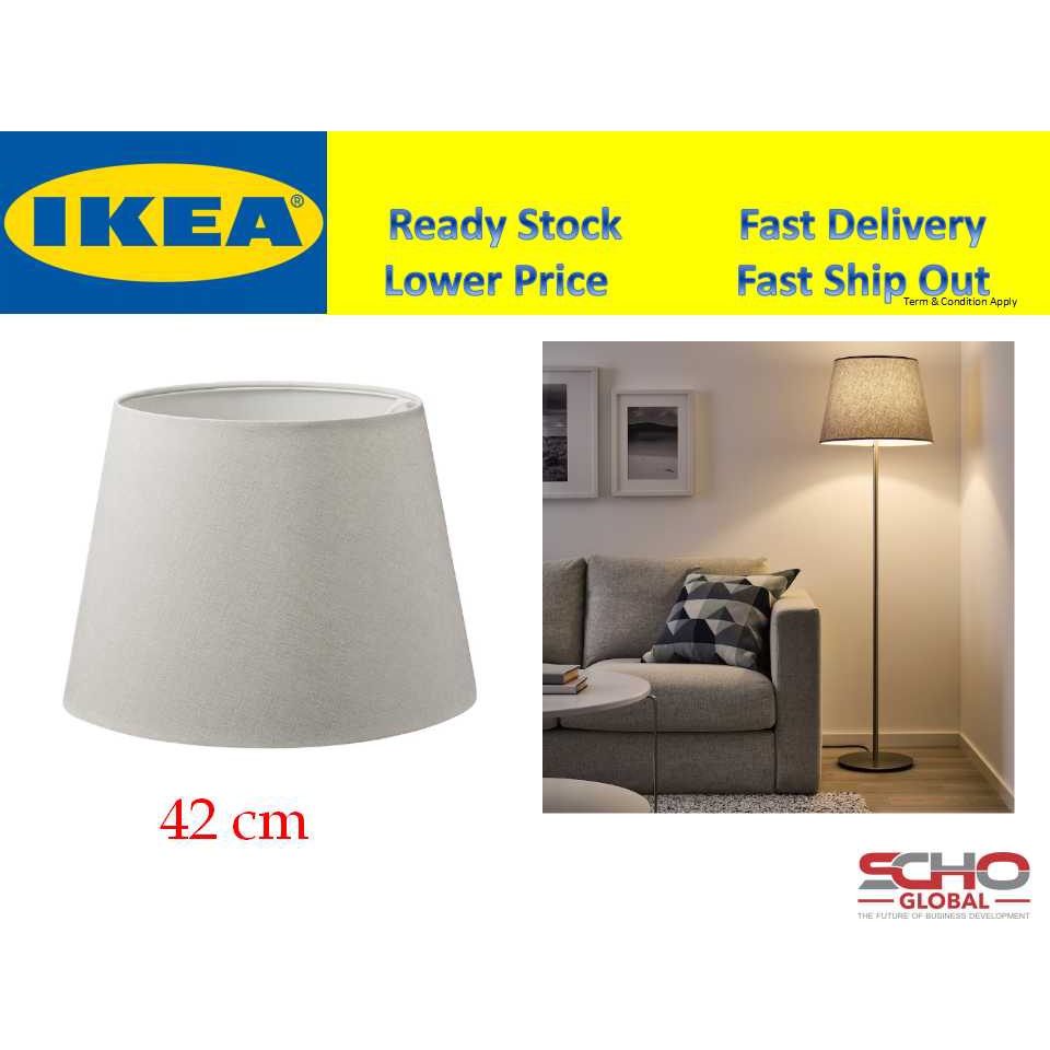 IKEASKOTTORP Lamp shade, light grey, 42 cm Shopee Malaysia