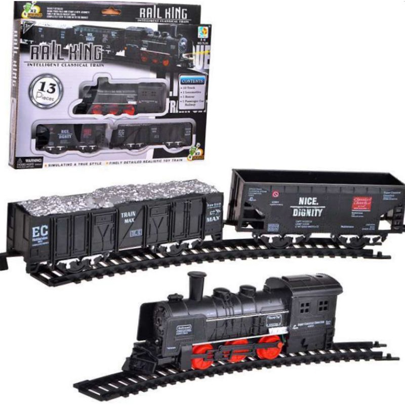 Children's Toy Real King Train Roads on Circular Rails | Shopee Malaysia
