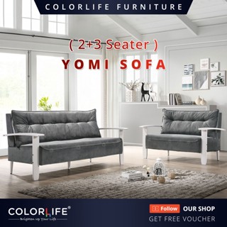 Colorlife Yomi Sofa (2/3/2+3 Seater) / Velvet Fabric Sofa | Shopee Malaysia