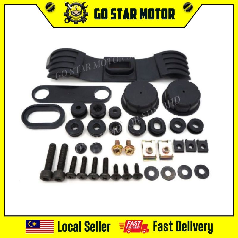 YAMAHA RXZ CATALYZER CATERLYZER CATAL Getah Body Cover Rubber Screw Set ...