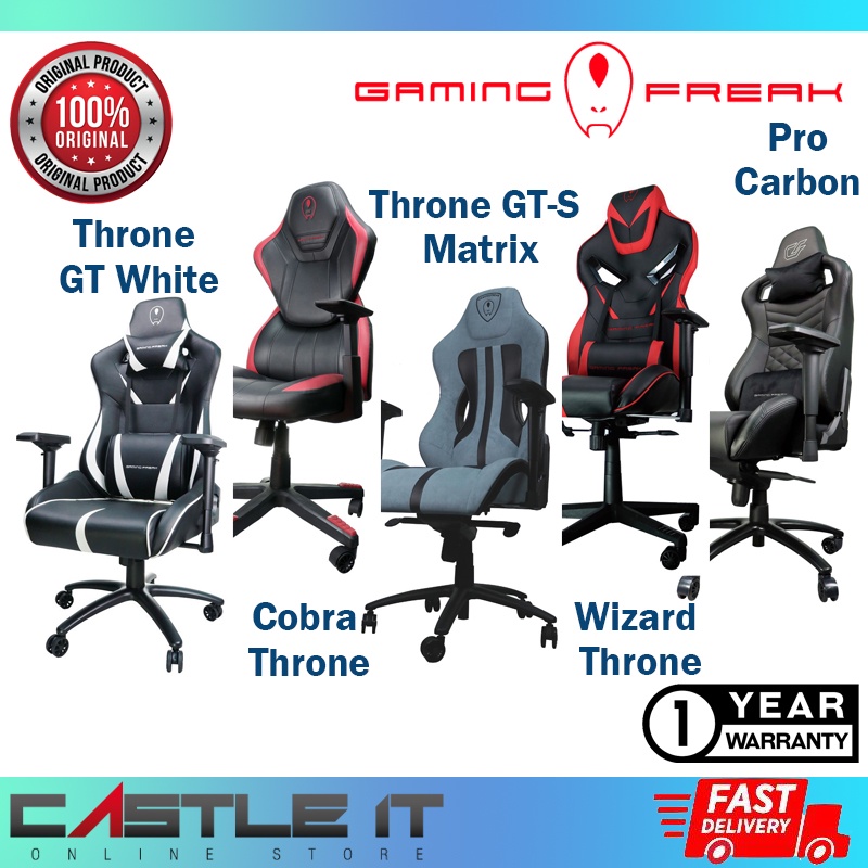 Gaming freak best sale carbon throne