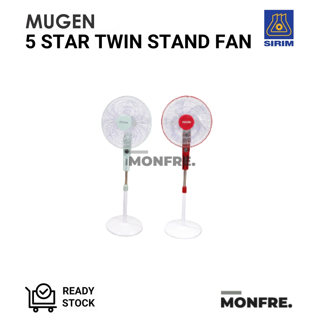 MUGEN- 5 Star Twin Stand Fan | Shopee Malaysia
