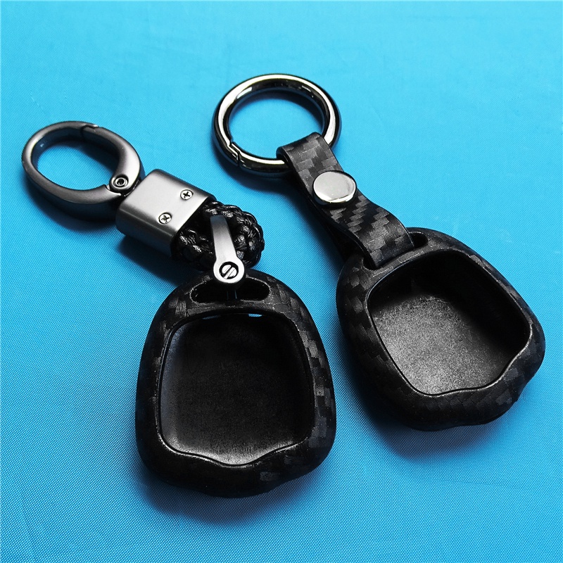 Portachiavi per auto in pelle scamosciata per Msubishi Asx Lancer Outlander Pajero Ralliart Accessori chiave auto  34