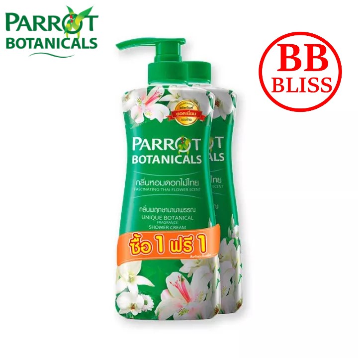 Parrot Botanicals Shower Cream 500mlx2(Sakura/Thanaka/Botanical