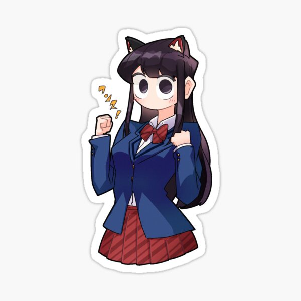 Komi Cant Communicate Anime Cartoon Stickers v7 Shopee Malaysia