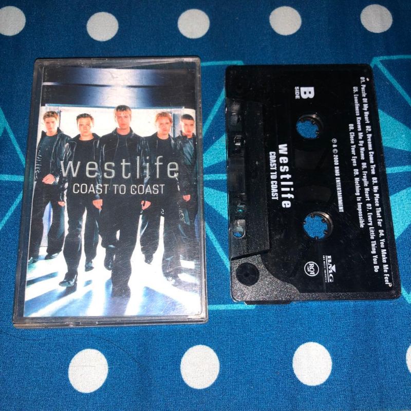 Tape Cassette Westlife Cast To Coast Shopee Malaysia