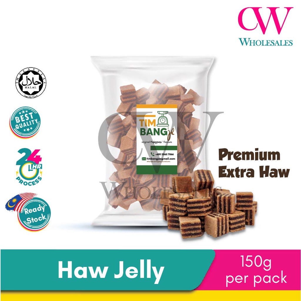 Haw Jelly Bulk Pack Haw Flakes Jelly Cube 150g 70g Shopee Malaysia