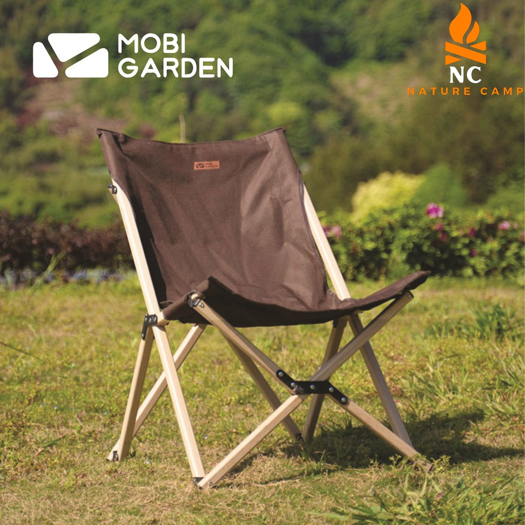 Mobi Garden Nature Camp Outdoor Foldable Camping Chair Portable