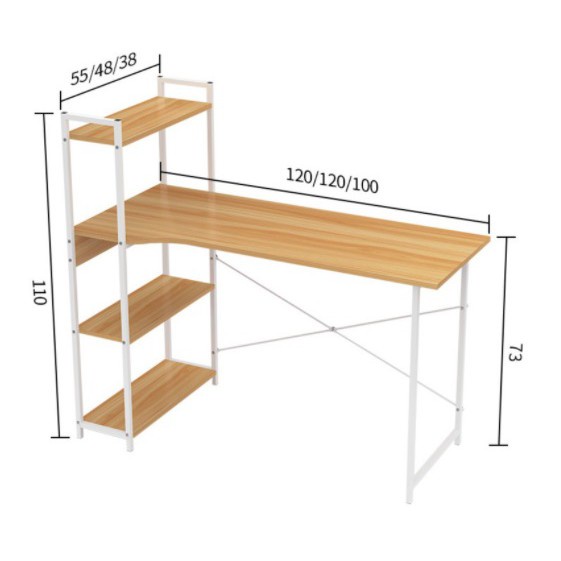 Ikea Study Desk Meja Belajar Modern Computer Study Table Multipurpose ...