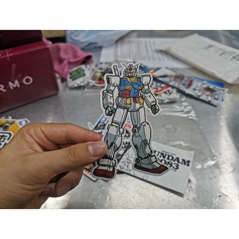Gunpla sticker water proof sticker luggage sticker gundam zaku zeta