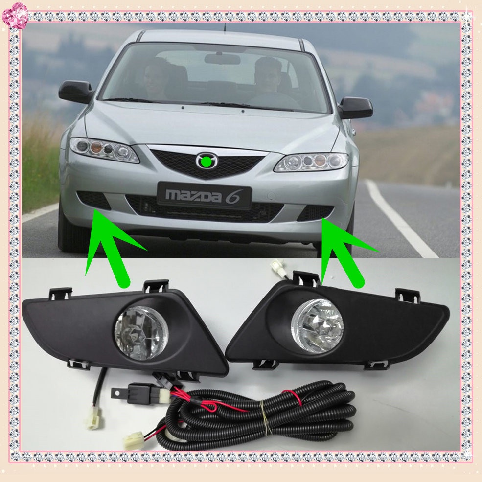 Car Accessories Body Parts Fog Lamp Assembly L And R With Cable Set For 