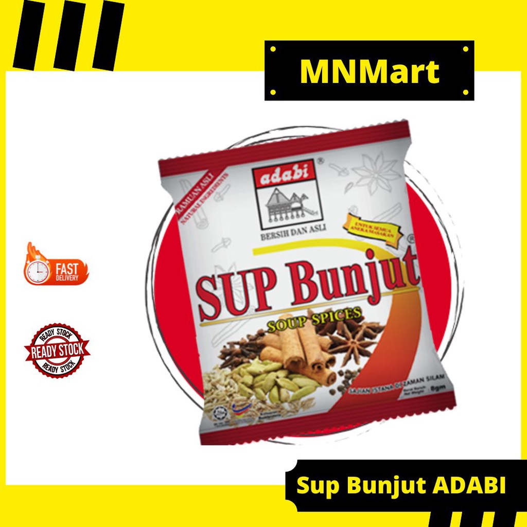 Sup Bunjut Adabi Rempah segera 8g | Shopee Malaysia