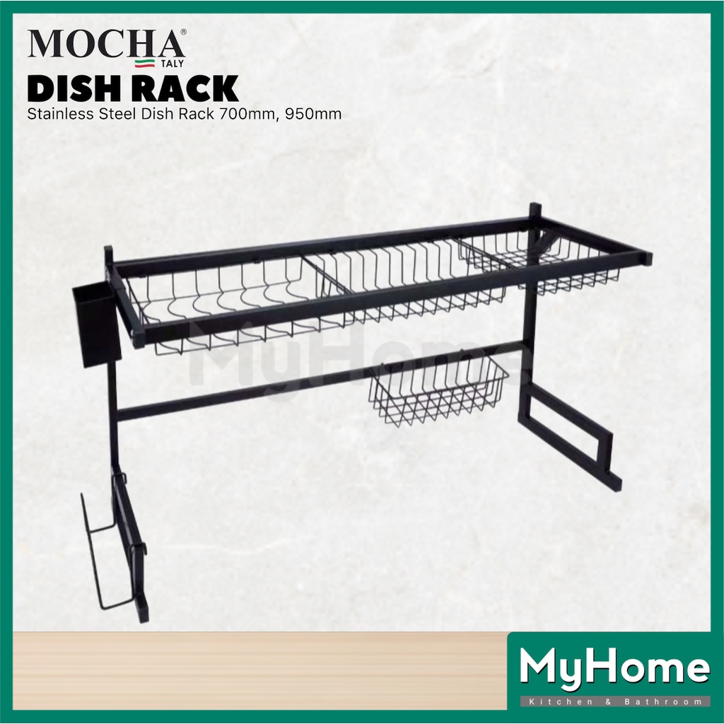 MOCHA SUS304 Stainless Steel Kitchen Dish Rack Kitchen Drainage Rack ...