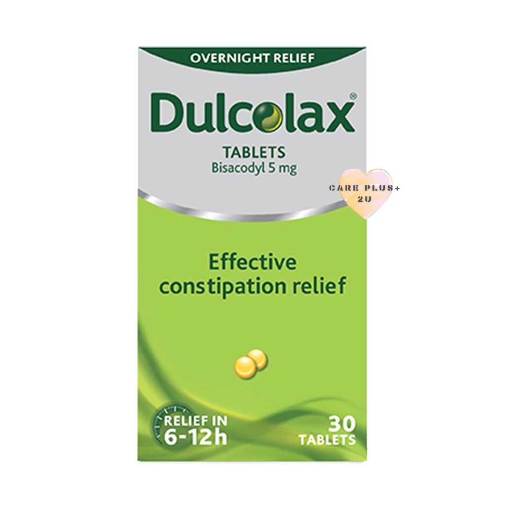 Dulcolax (Bisacodyl 5mg) Constipation Relief Tablets (30's/box ...