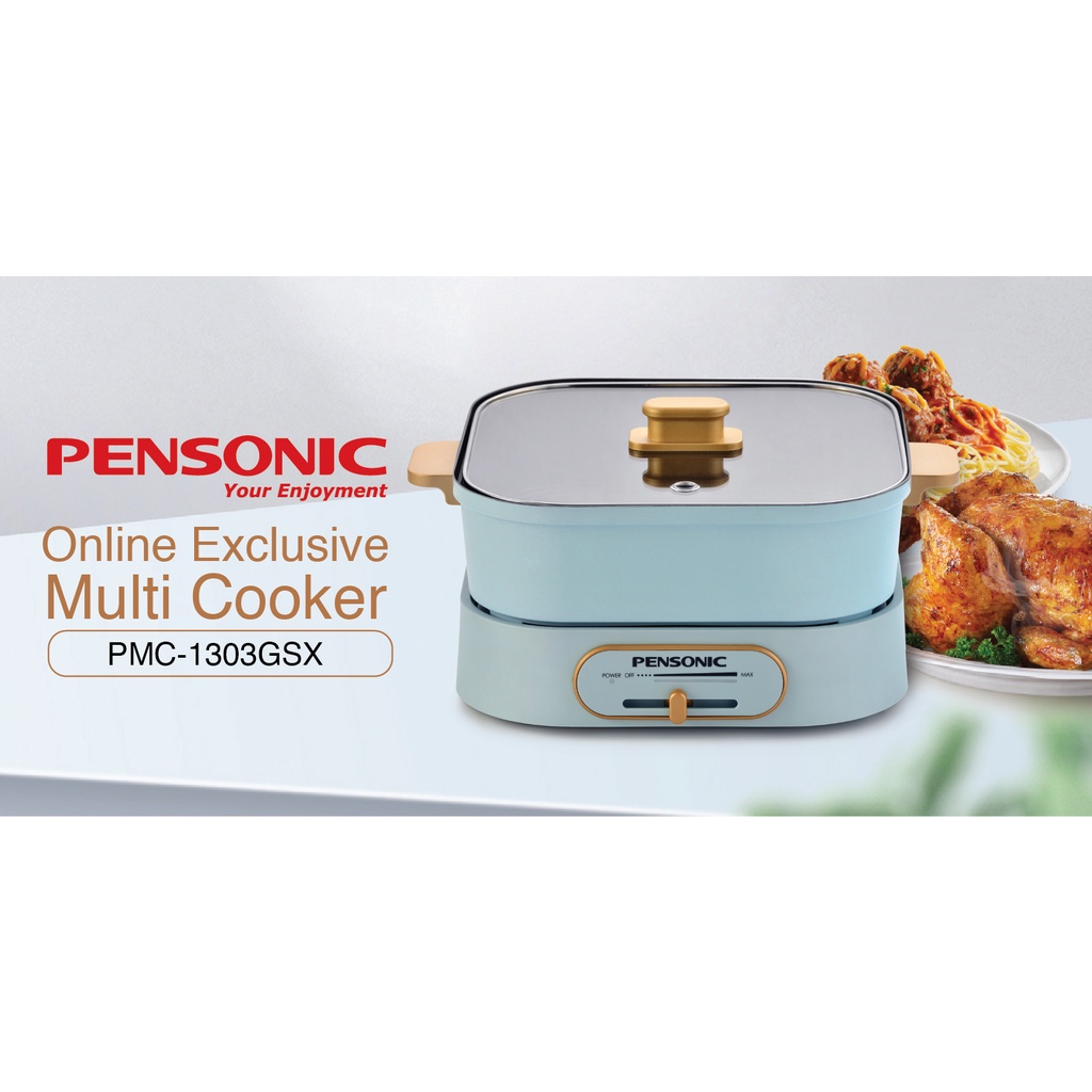 NEW Online Exclusive Pensonic 2 in 1 Multi Cooker PMC 1303GSX LATEST