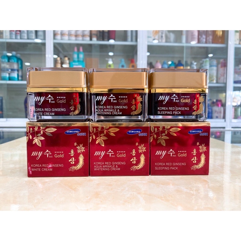 Korean My Gold Red Ginseng Skin Cream Day Night Shopee Malaysia