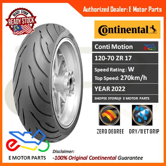 CONTINENTAL BIG BIKES TYRE TIRE CONTI MOTION 120 140 150 160 170 180