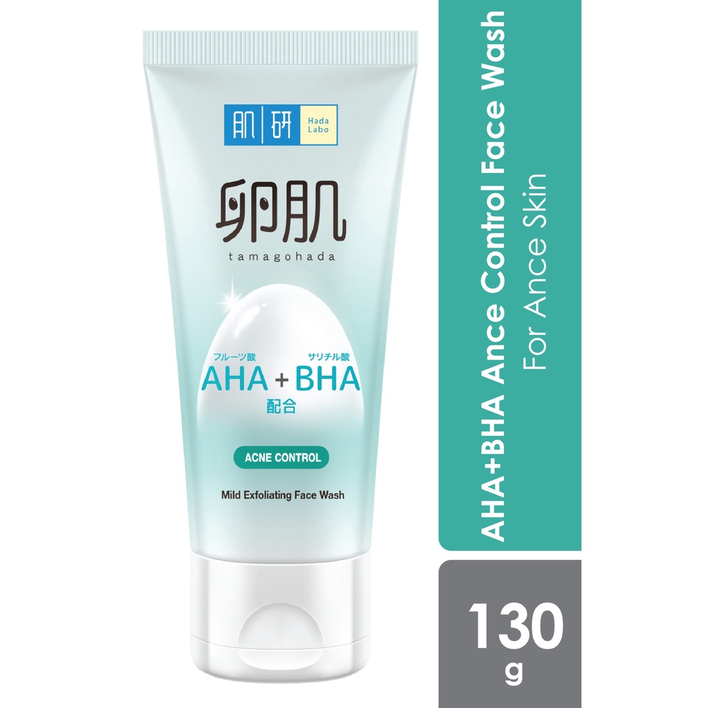 Hada Labo AHA BHA (Foaming Wash, Mild Peeling Lotion, Exfoliate, Oil ...