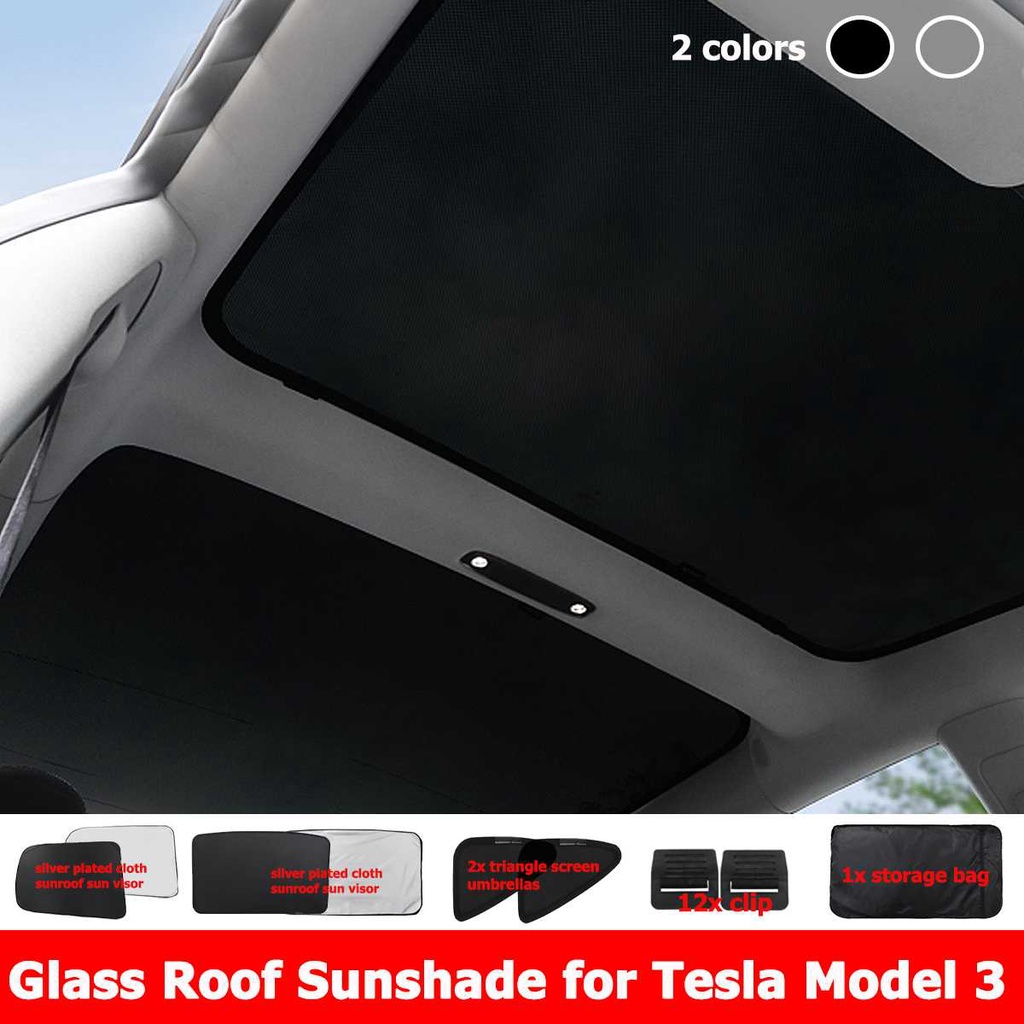 4/6PCS For Tesla Model 3 / Model Y 2021 Front Rear Sunroof Windshield ...