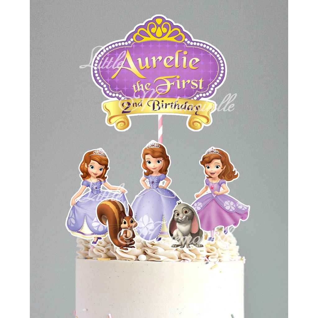 Sofia The First Cupcake Topper | Shopee Malaysia