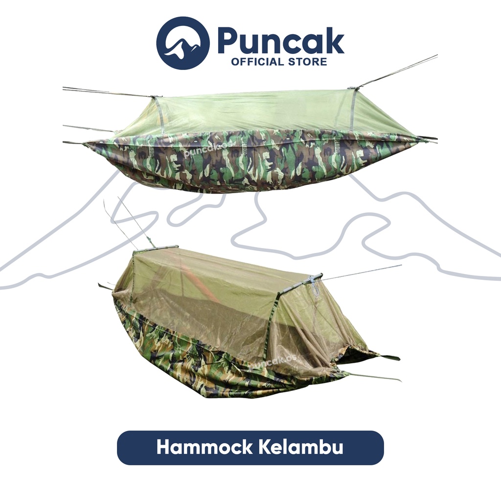 Puncak Hammock Kelambu Mosquito Net Buaian Hammock Span (240 x 150cm