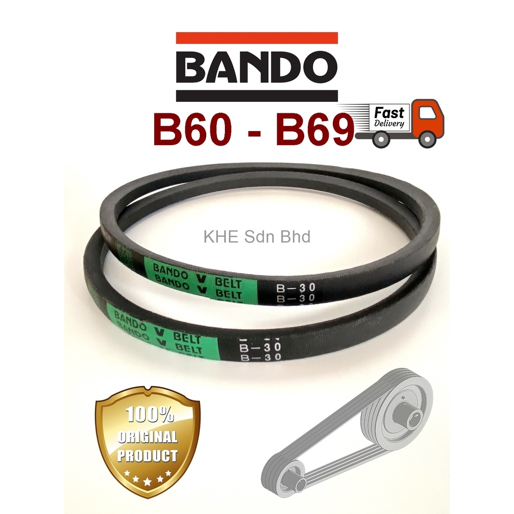 Bando Belt B60 B61 B62 B63 B64 B65 B66 B67 B68 B69 Industrial Belting B ...