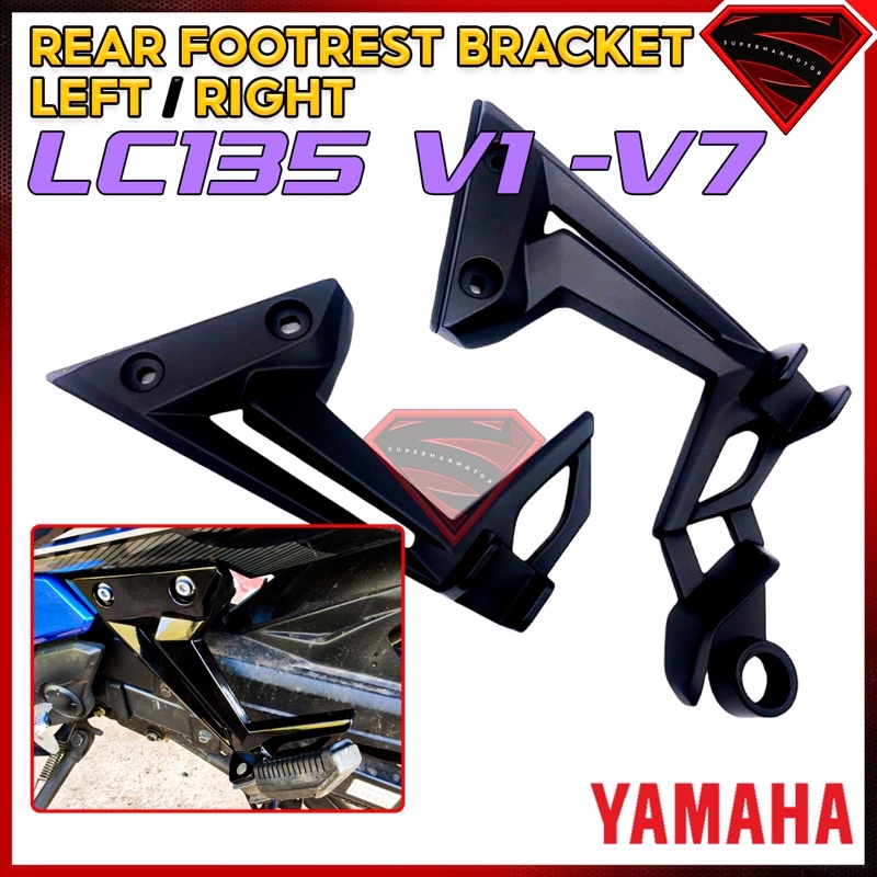 FOOT REST BRACKET YAMAHA LC135 NEW V2V7 FOOTREST REAR YAMAHA FOOT REST
