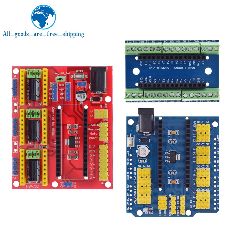 NANO V3.0 Controller Terminal Adapter Expansion Board Prototype Shield ...