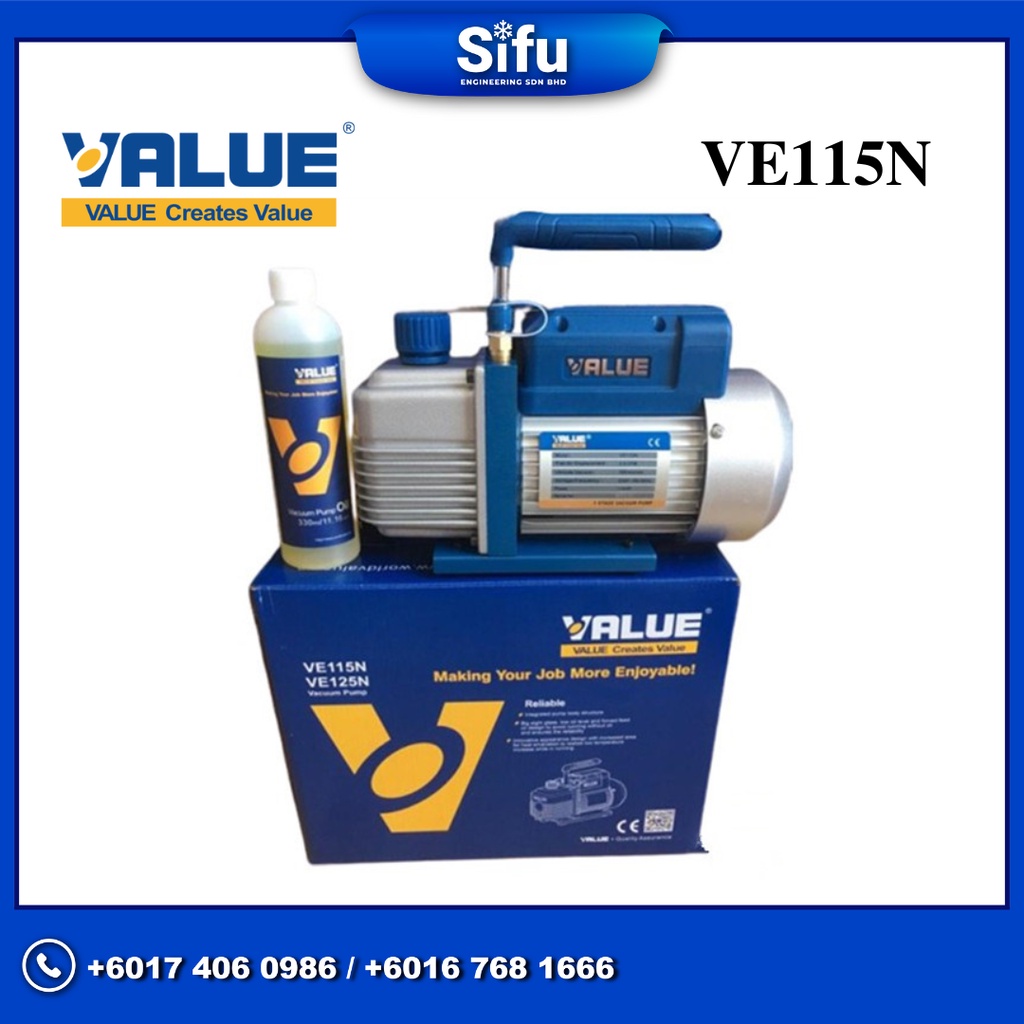 VALUE Vacuum Pump VE115N (2CFM) | Shopee Malaysia