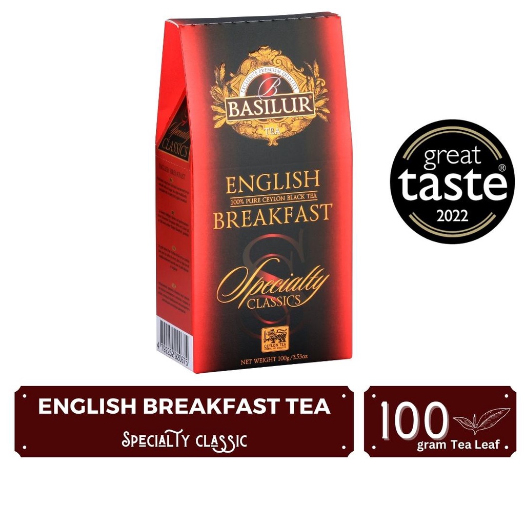 Basilur English Breakfast Lose Tea Leaf (100gram) | Shopee Malaysia