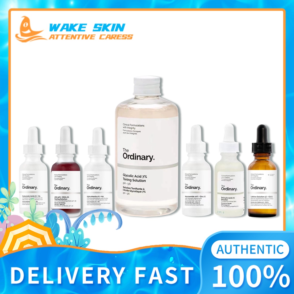 The Ordinary Niacinamide/AHA+BHA Peeling/Alpha arbutin/Caffeine