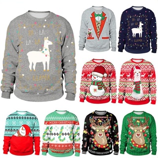 Autumn/Winter Plus Size New Top 2023 Fashion Christmas Snowman Print Long  Sleeve Pullover Casual Loose Round Neck T-Shirt - AliExpress