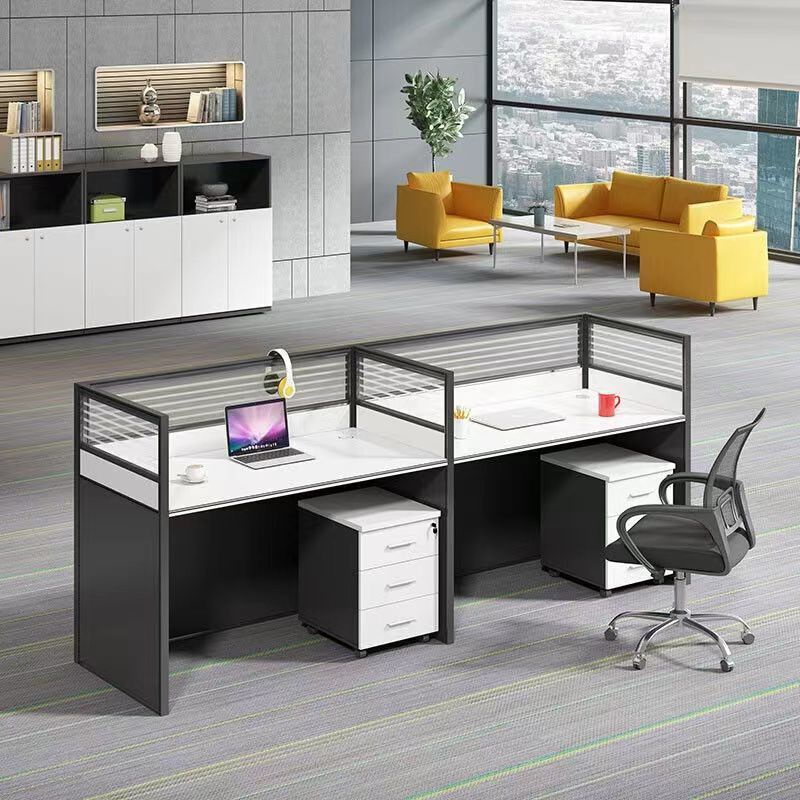Office desk and chair combination, work station, staff position