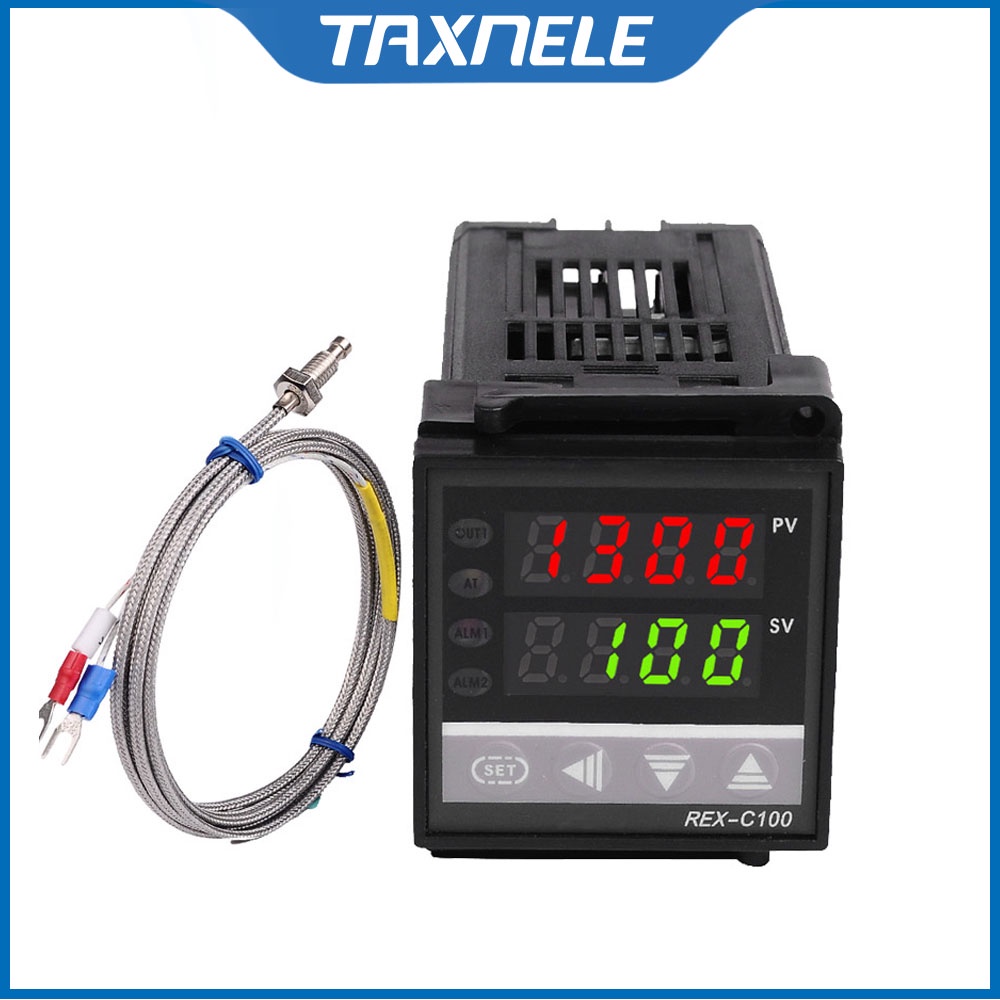 Digital PID Temperature Controller REX-C100 – AC 100-240V With Thermocouple