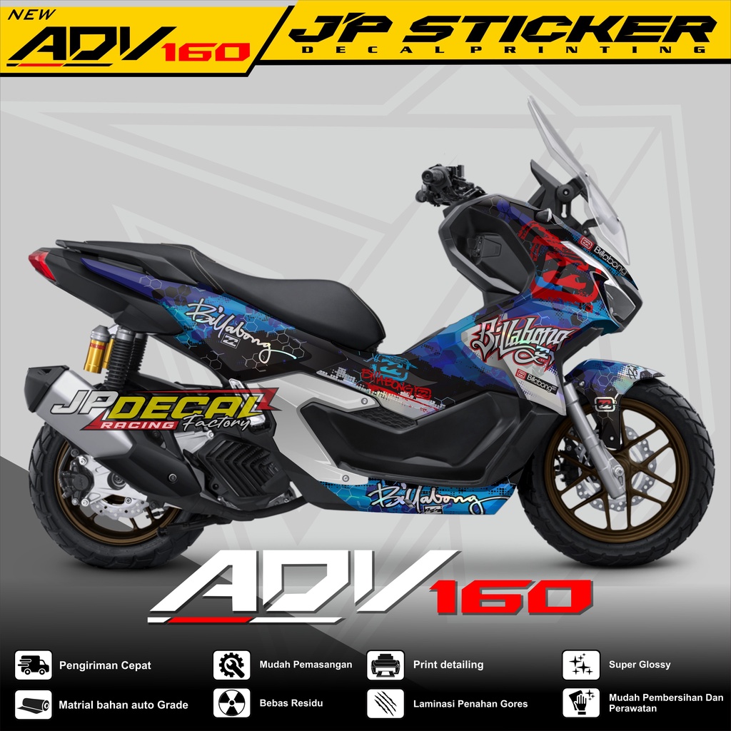 Adv 160 2022 Full Body Decal Sticker For Honda ADV 160 Hologram D5 008 ...