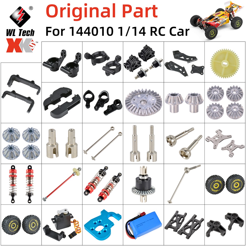 VGEBY RC Motor Gear Kit, RC Car Motor Mount Holder RC Car Update Parts Fit for WLtoys 144010 RC Car