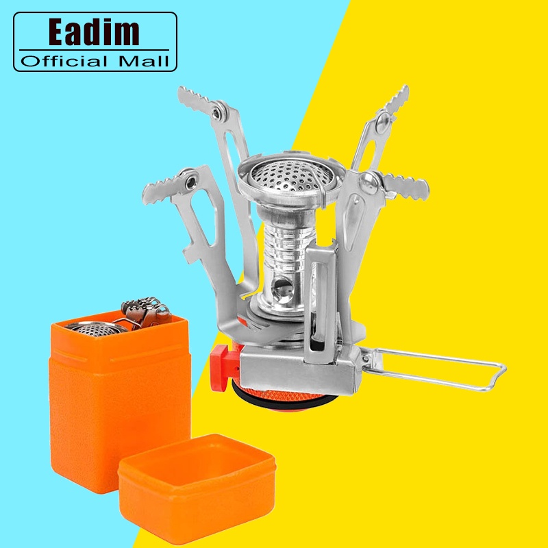 Mini Gas Stove Outdoor Folding Tourist Burner Portable Furnace Picnic Cooking Split Stoves