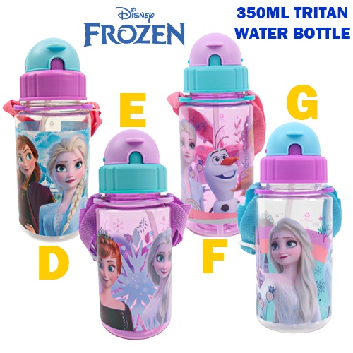  Disney Frozen Water Bottle with Built In Straw : Sports &  Outdoors