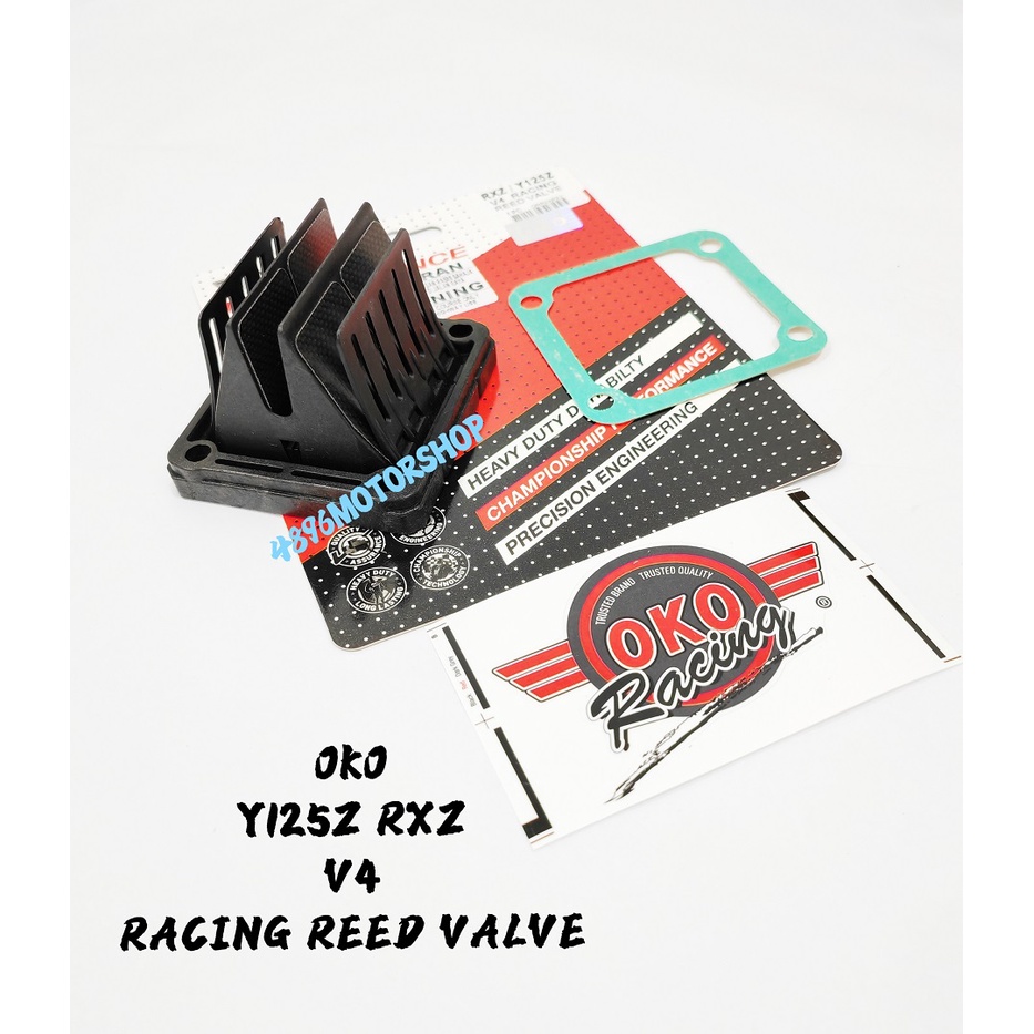 OKO RACING V4 CARBON REED VALVE RXZ Y125Z Y125ZR REEDVALVE CARBON ...