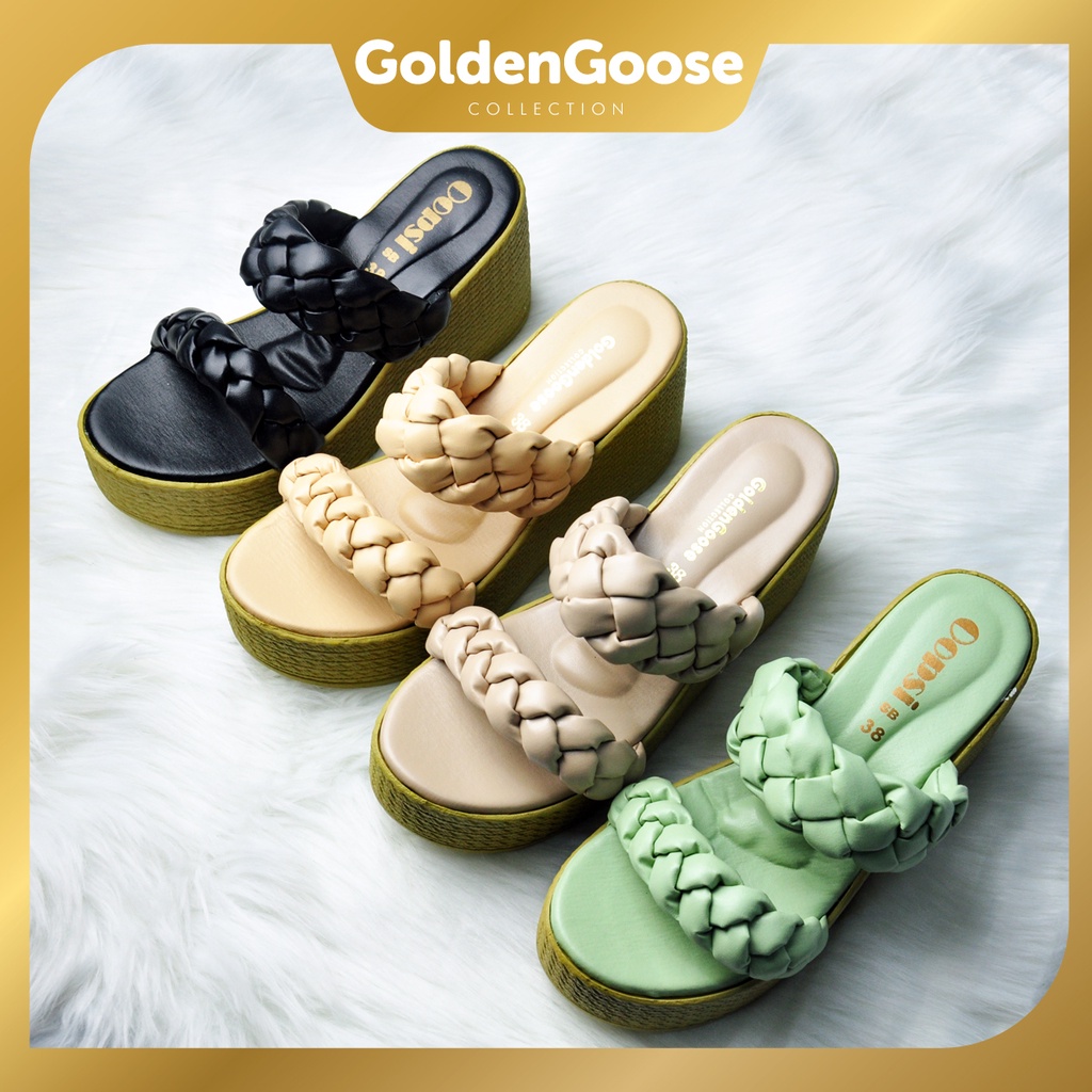 GOLDEN GOOSE COLLECTION 2 TALI TOCENG WEDGES SB4711 | Shopee Malaysia