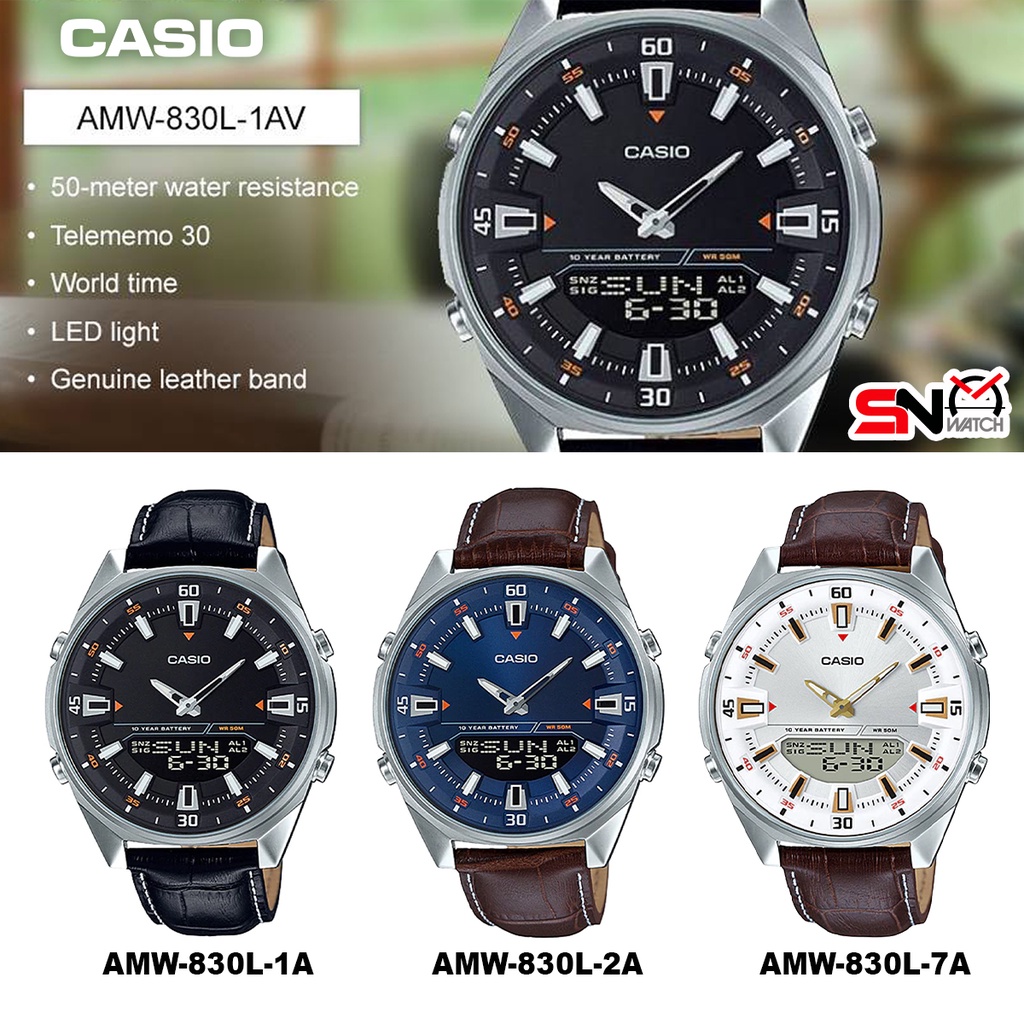 Casio best sale amw 830l