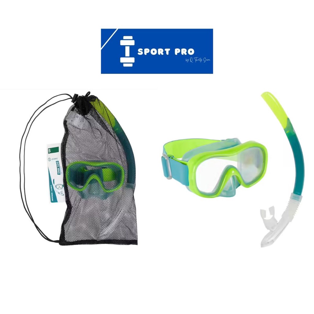 Decathlon / Snorkelling Kit / Mask & Snorkel With Waterproof Bag