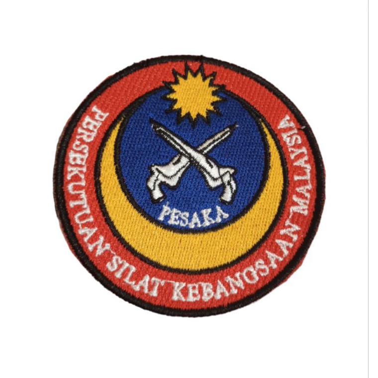 Logo Pesaka Pertubuhan Silat Kebangsaan Malaysia Sulam Kain 