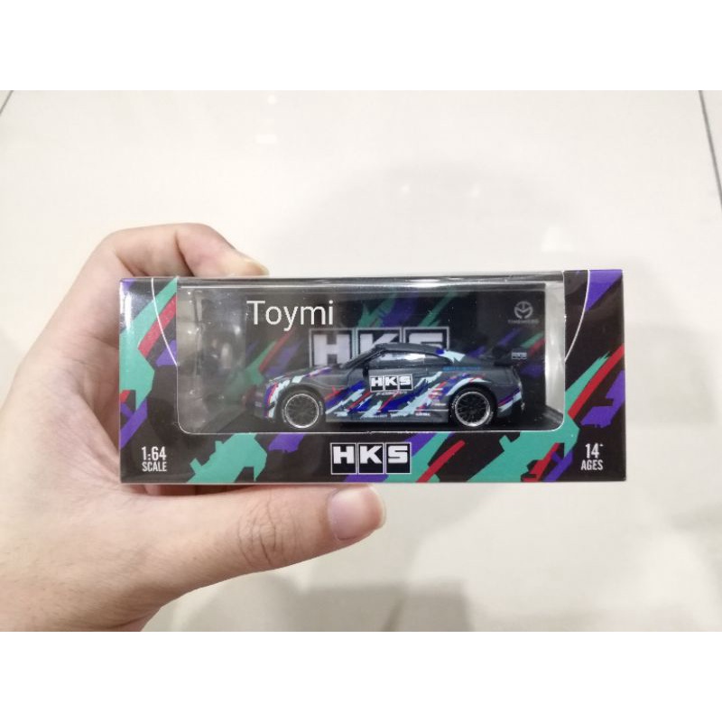 Time Micro 1/64 Nissan Skyline GTR R35 LBWK HKS with Figure | Shopee ...