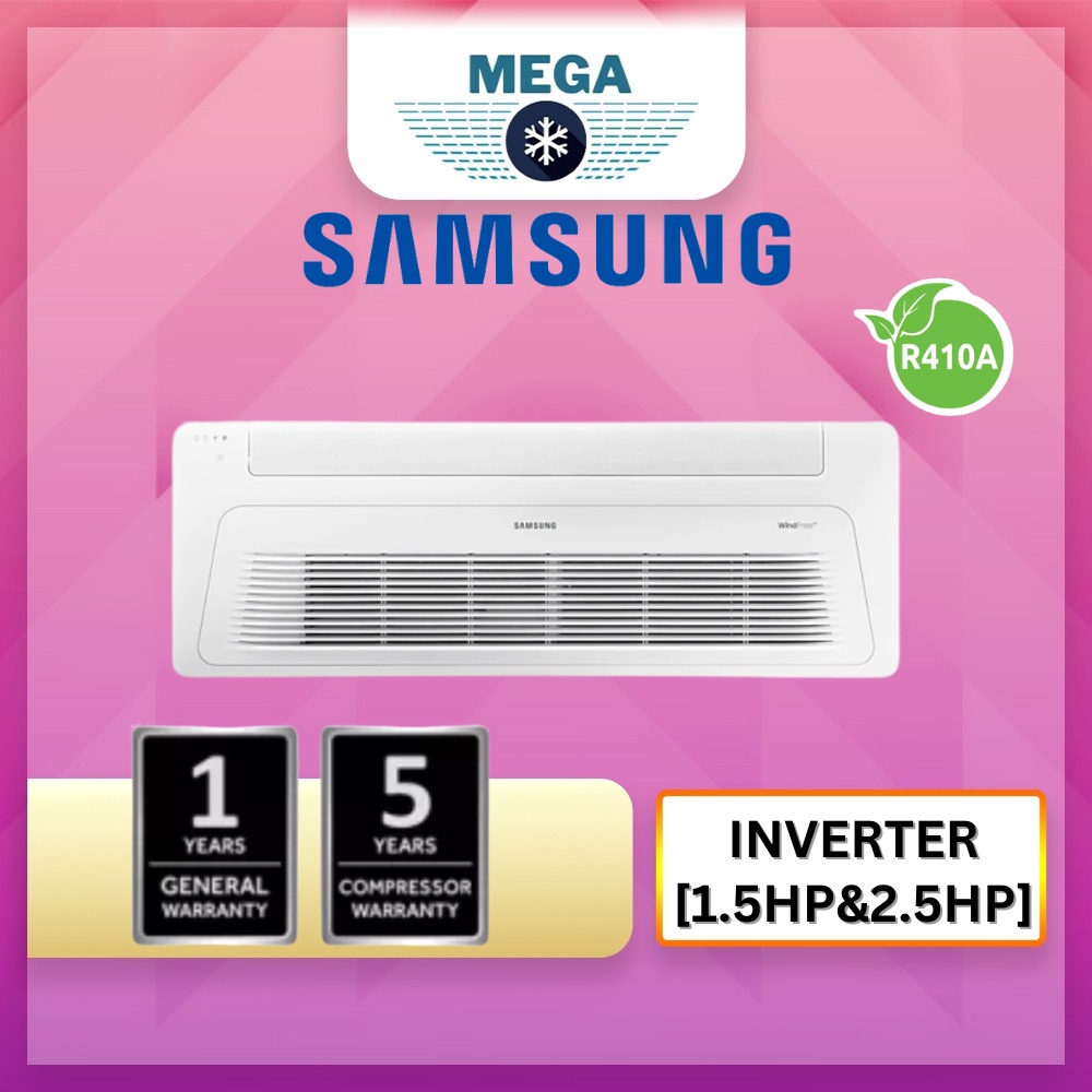 SAMSUNG CEILING CASSETTE R410 INVERTER (AC-TN1) 1Way Ceiling Cassette ...