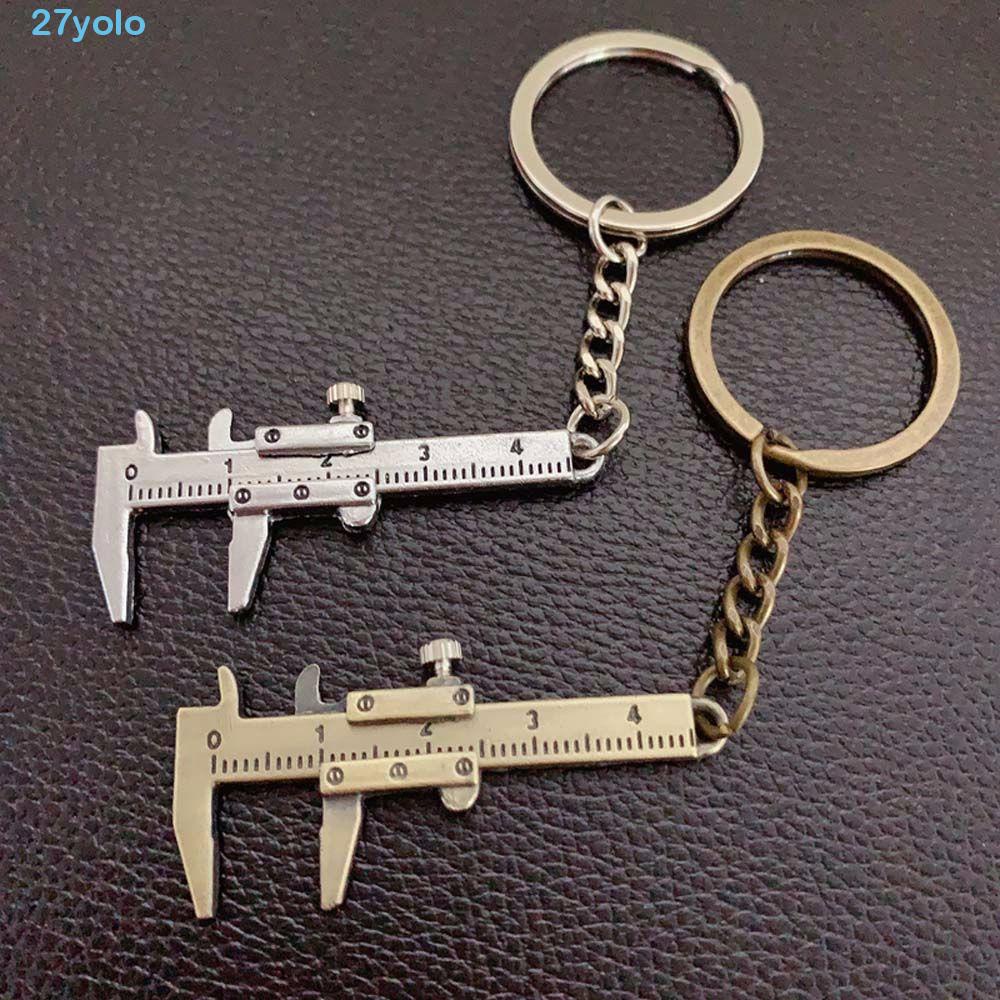 YOLO Vernier Caliper Keychain Mobile Subsection Pendant Simulation