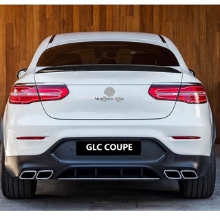 Mercedes GLC W253 Spoiler Gloss Black Performance Style – Carbon Accents